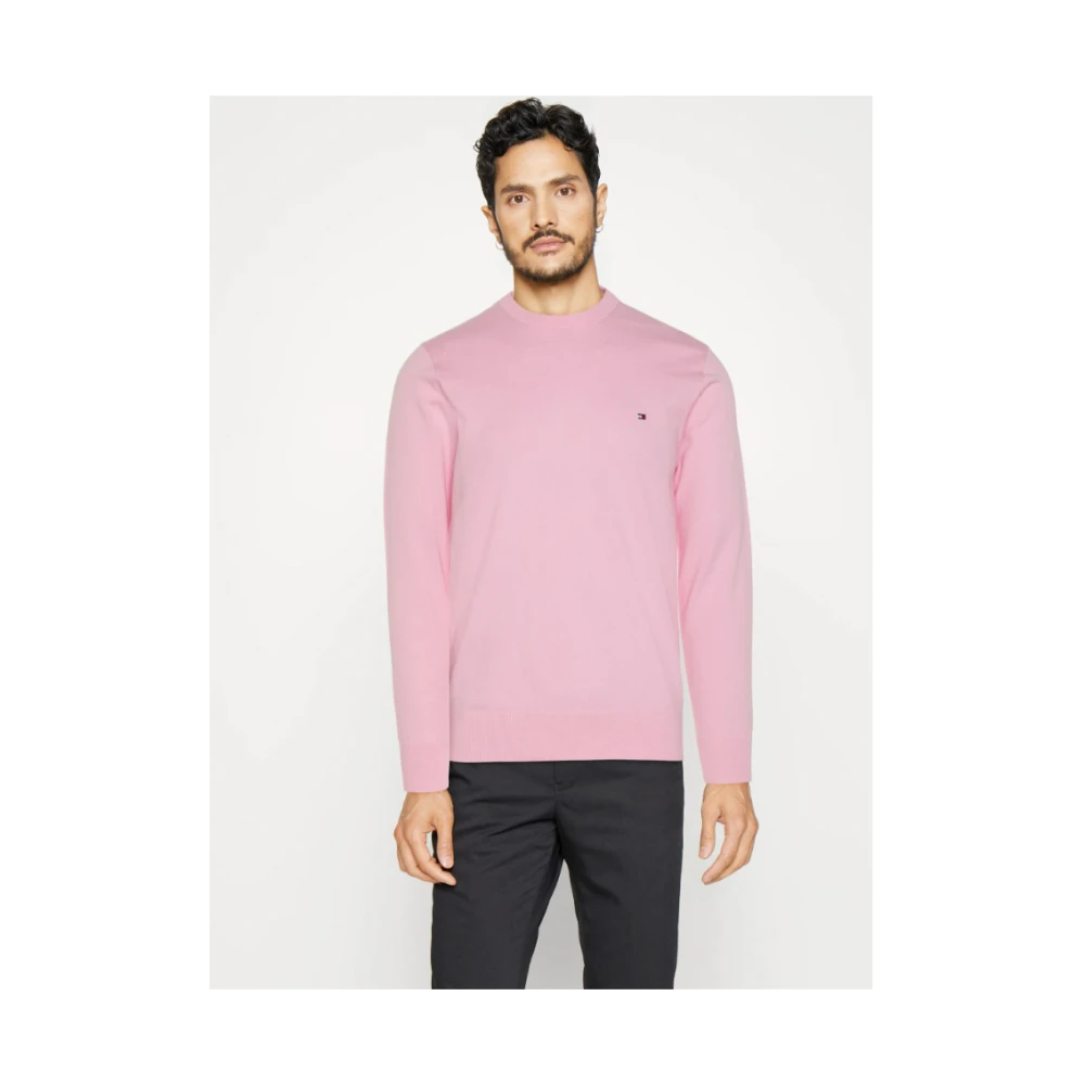 Tommy Hilfiger Roze Sweaters oor Heren Pink Heren