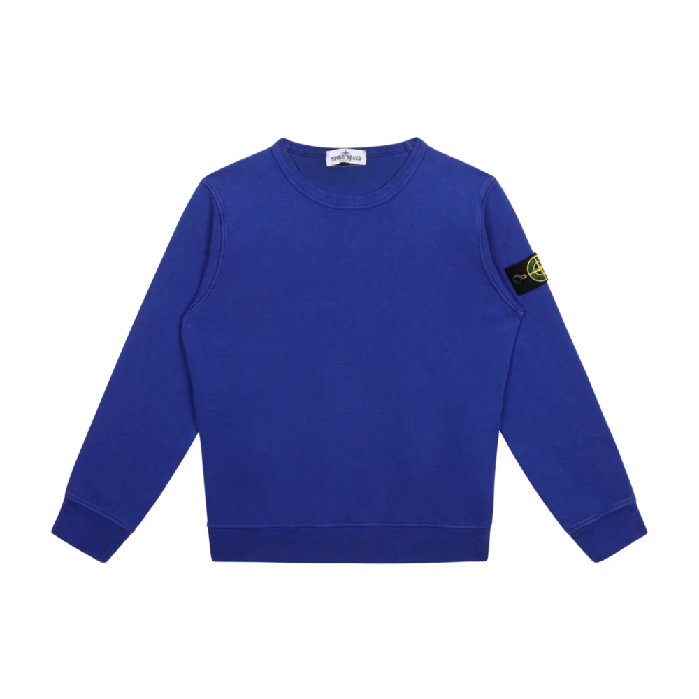 Stone Island Elektrisk Blå Sweatshirt Blue, Pojke