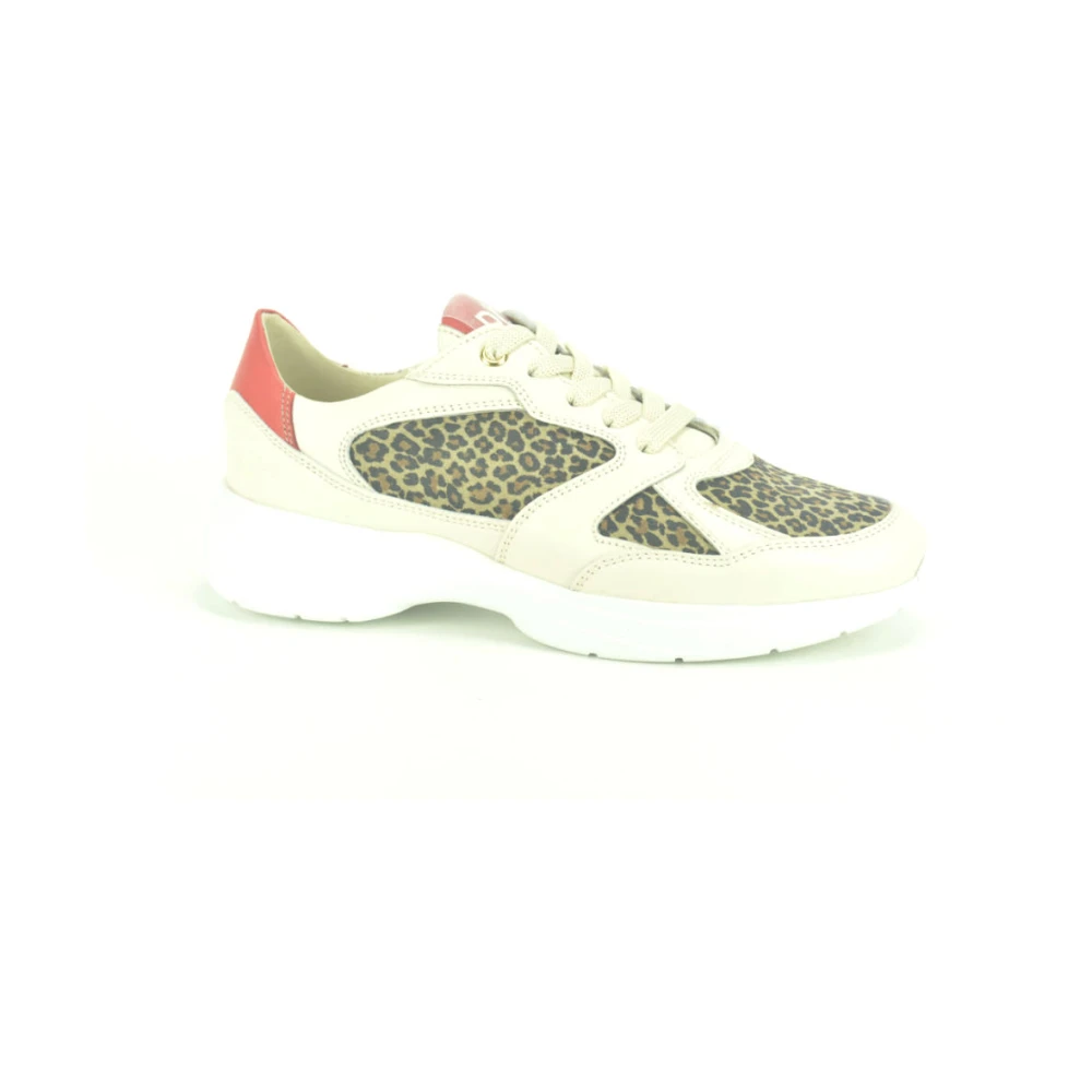 DL Sport Luipaardprint Sneakers Dames Schoenen Veelkleurig Multicolor