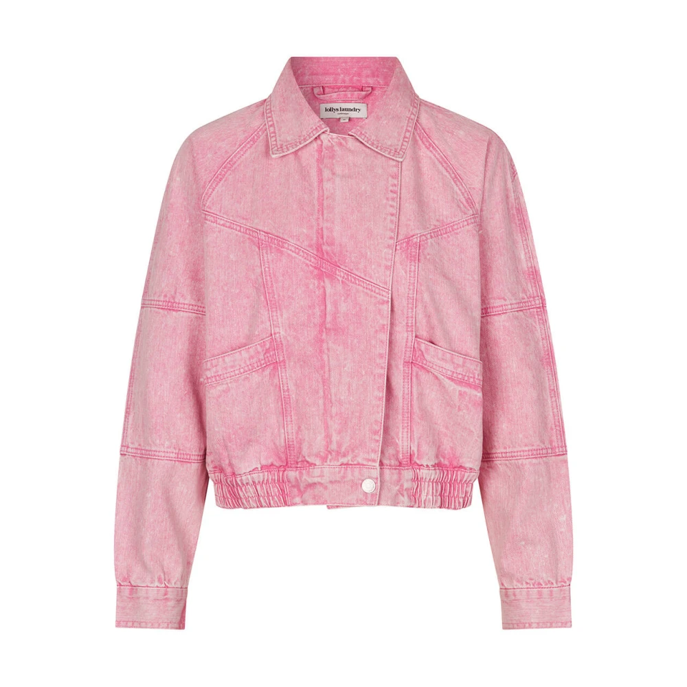 Lollys Laundry Kingston Denim Jacket LS Pink Dames