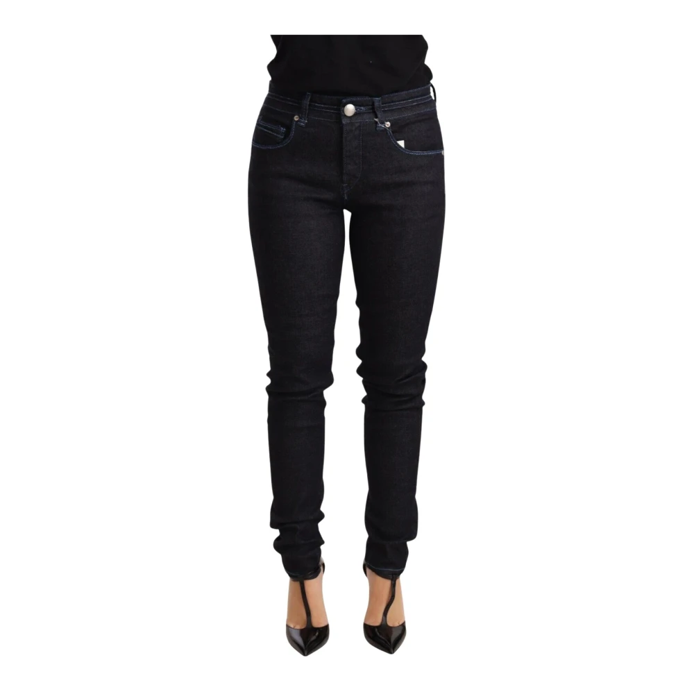 Acht Blue Low Waist Slim Fit Denim Trouser Jeans - Female - Skinny Fit Jeans - W26 - Jeans