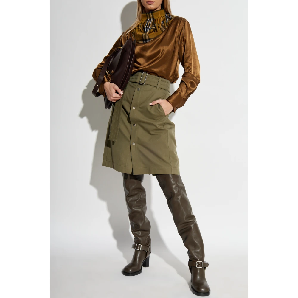 Burberry Hoge hals top Green Dames