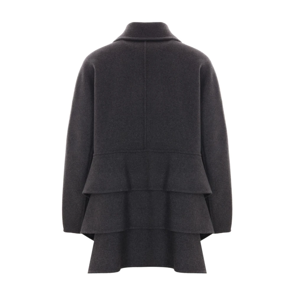 Max Mara Luxe Grijze Jas voor Vrouwen Gray Dames