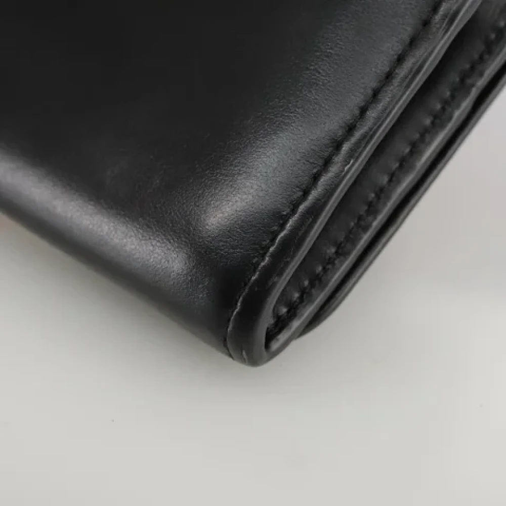 Chloé Pre-owned Leather wallets Black Dames