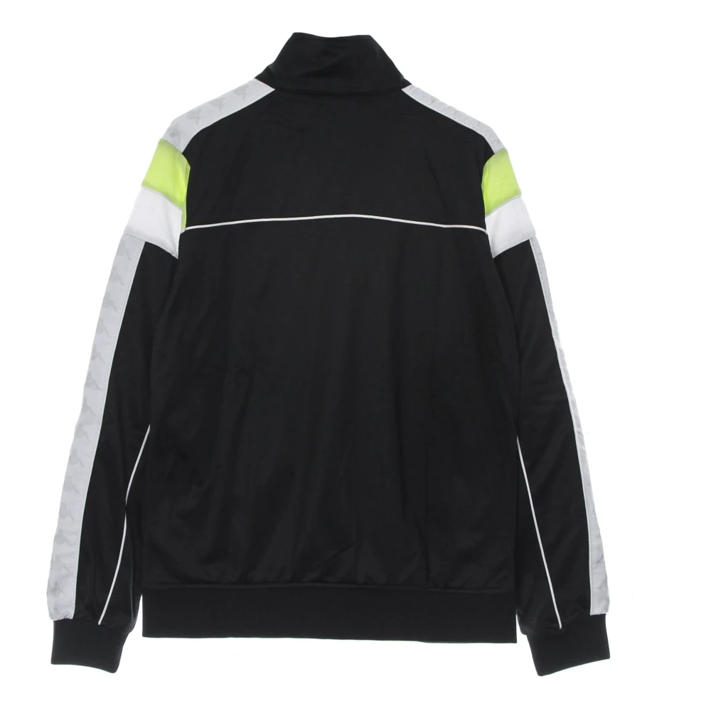 Kappa Slim Zwart groen Trainingsjack Black Heren