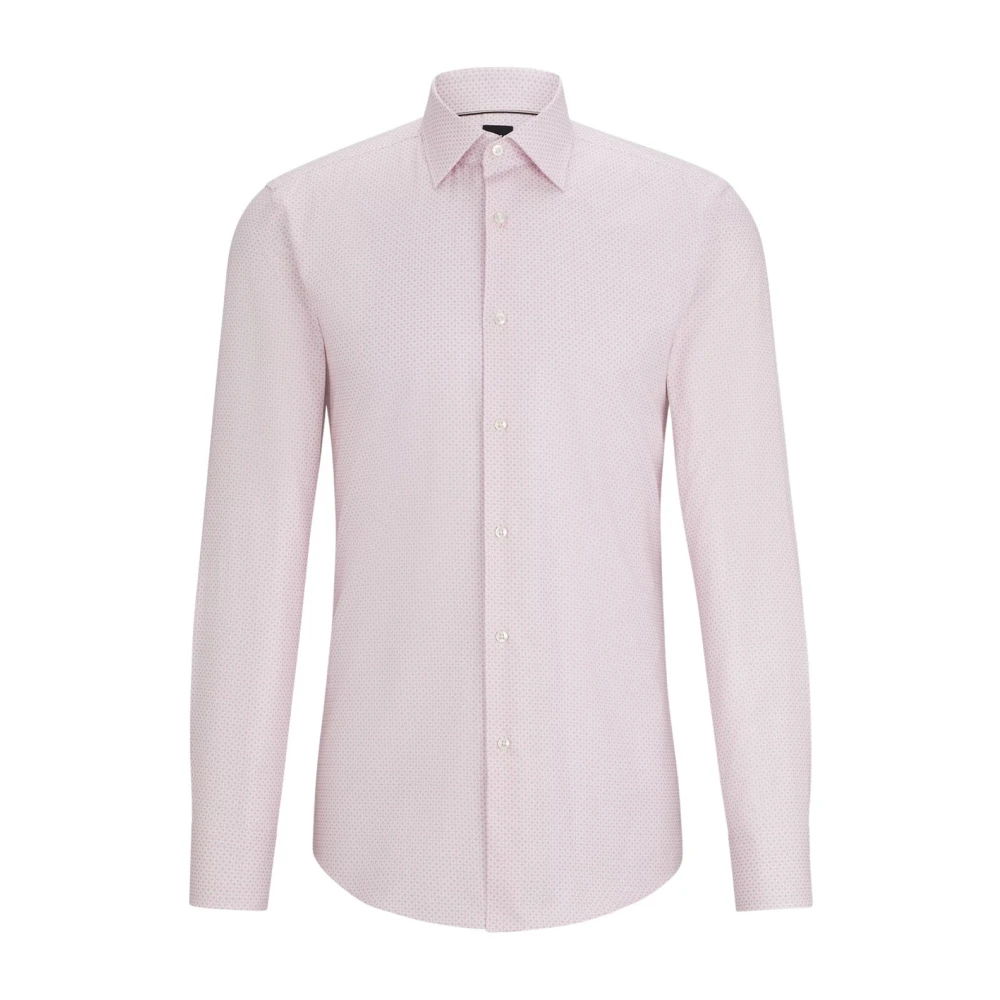 Boss Hank Kent Shirt Pink Heren