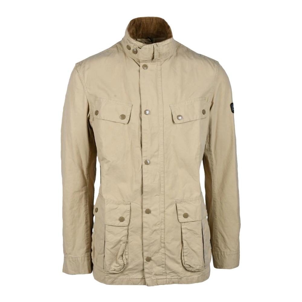 Barbour Sommar Tvätt Duke Bomull Jacka Beige, Herr