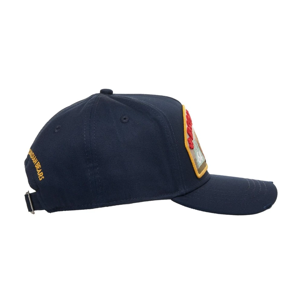 Dsquared2 Blauwe Baseballpet met Logopatch Blue Heren