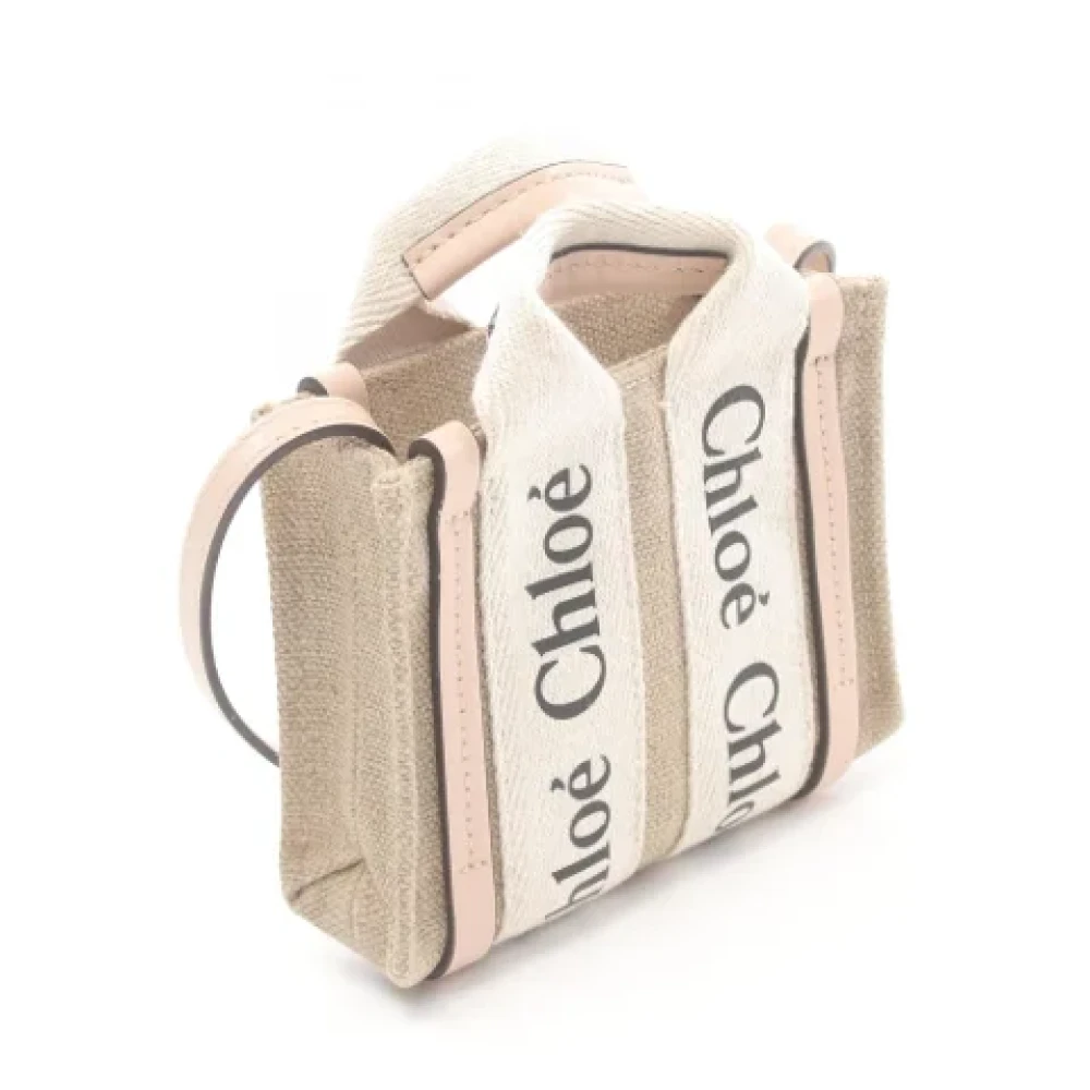 Chloé Pre-owned Leather handbags Beige Dames