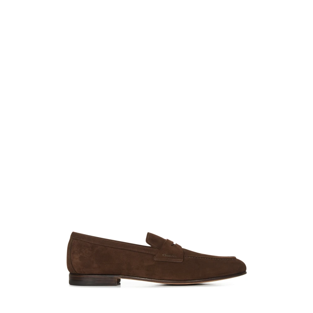 Church's Men's Brown Suede Penny Loafer