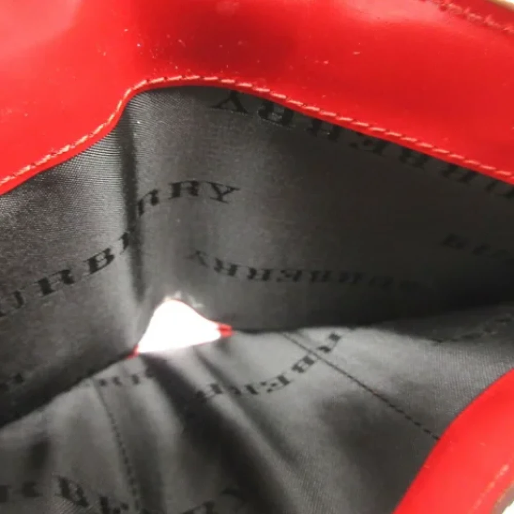 Burberry Vintage Pre-owned Leather wallets Red Dames