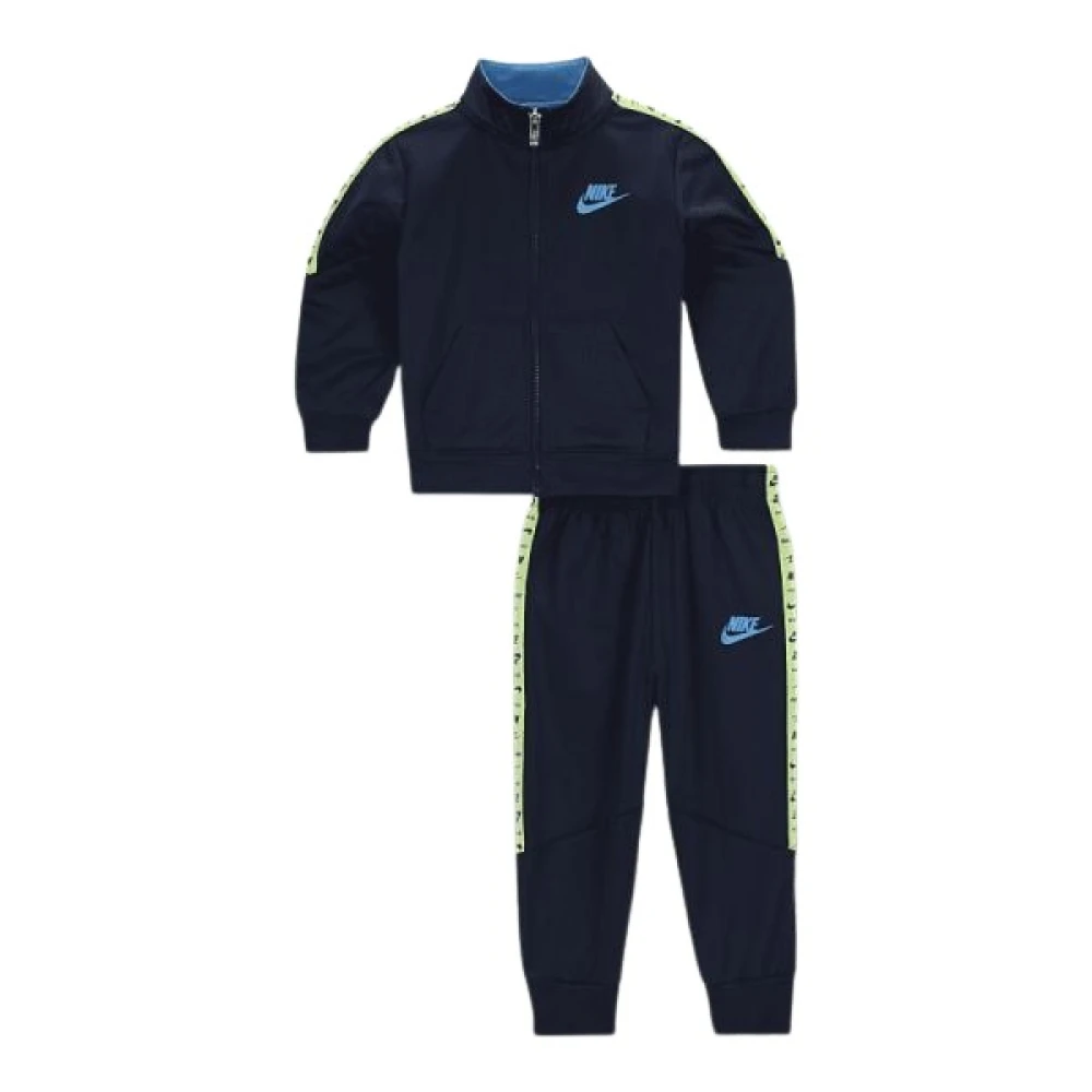 Nike Barn Full Zip Sweatshirt och Byxor Set Blue, Unisex