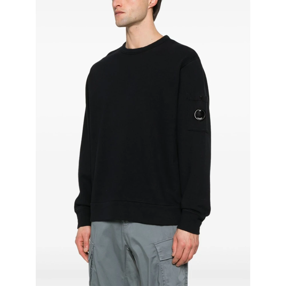 C.P. Company Blauwe Sweater voor Mannen Black Heren