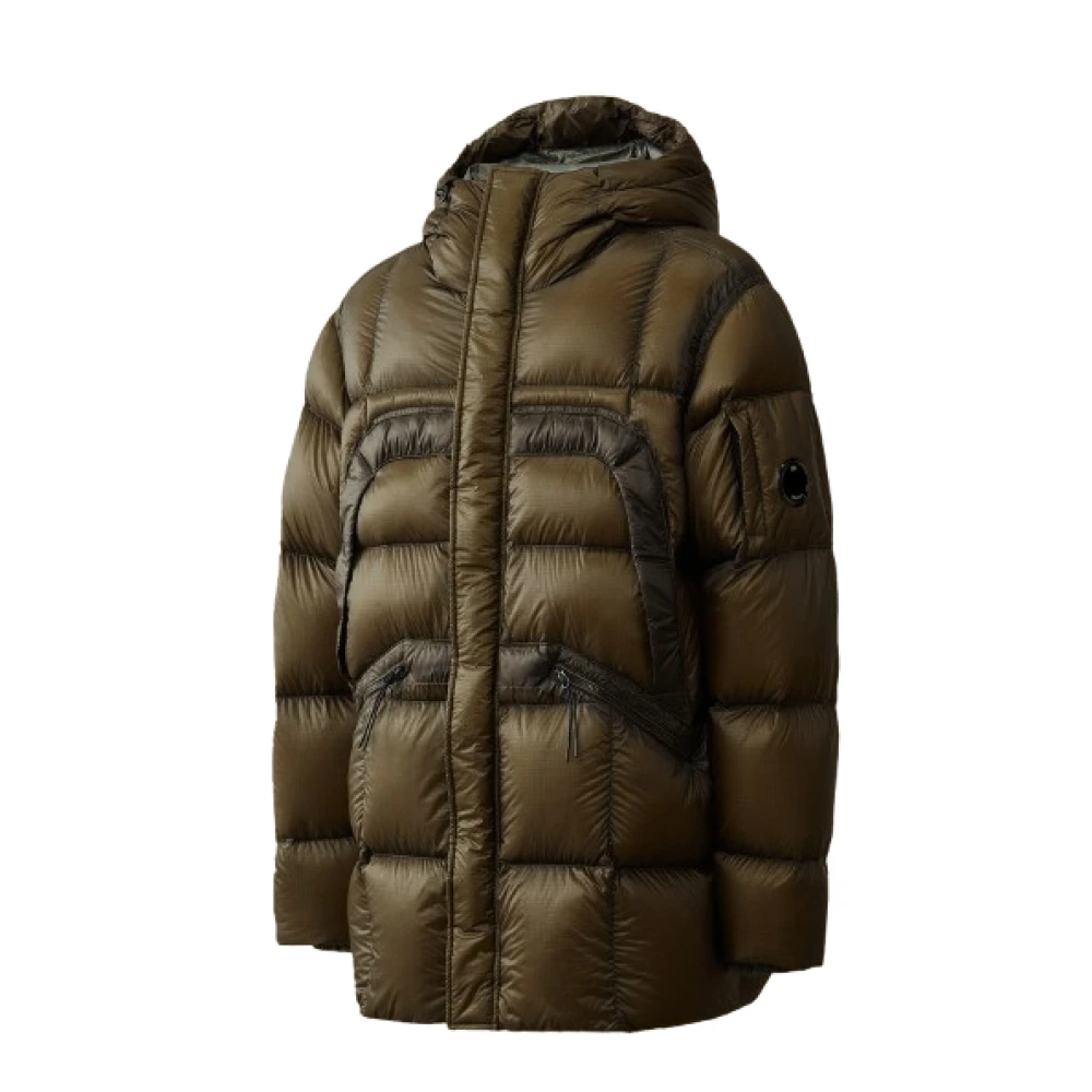 C.P. Company Lange donsjas in Grape Leaf Green Heren