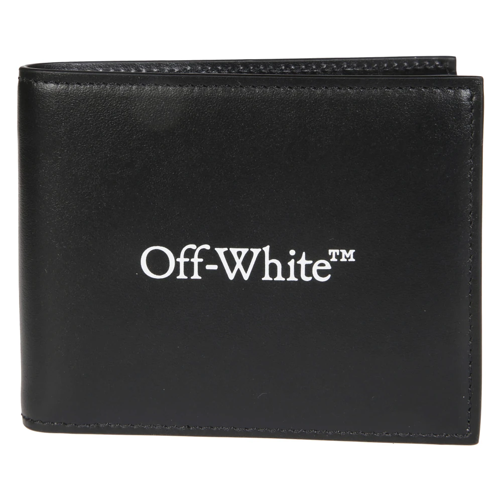 Off White Stijlvolle Bifold Portemonnee Black Heren