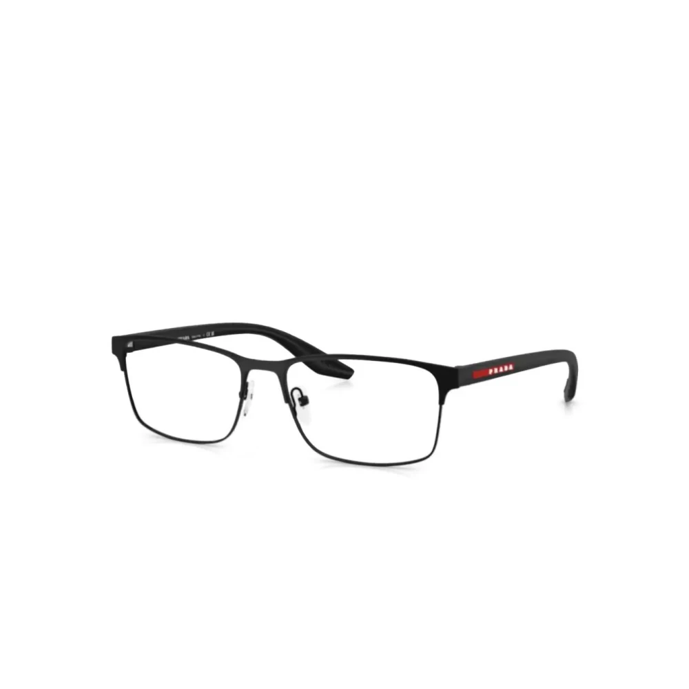 Prada Men's Black Ps 50Pv 1Bo1o1 Optical Frame - Glasses - 57 Mm - Accessories
