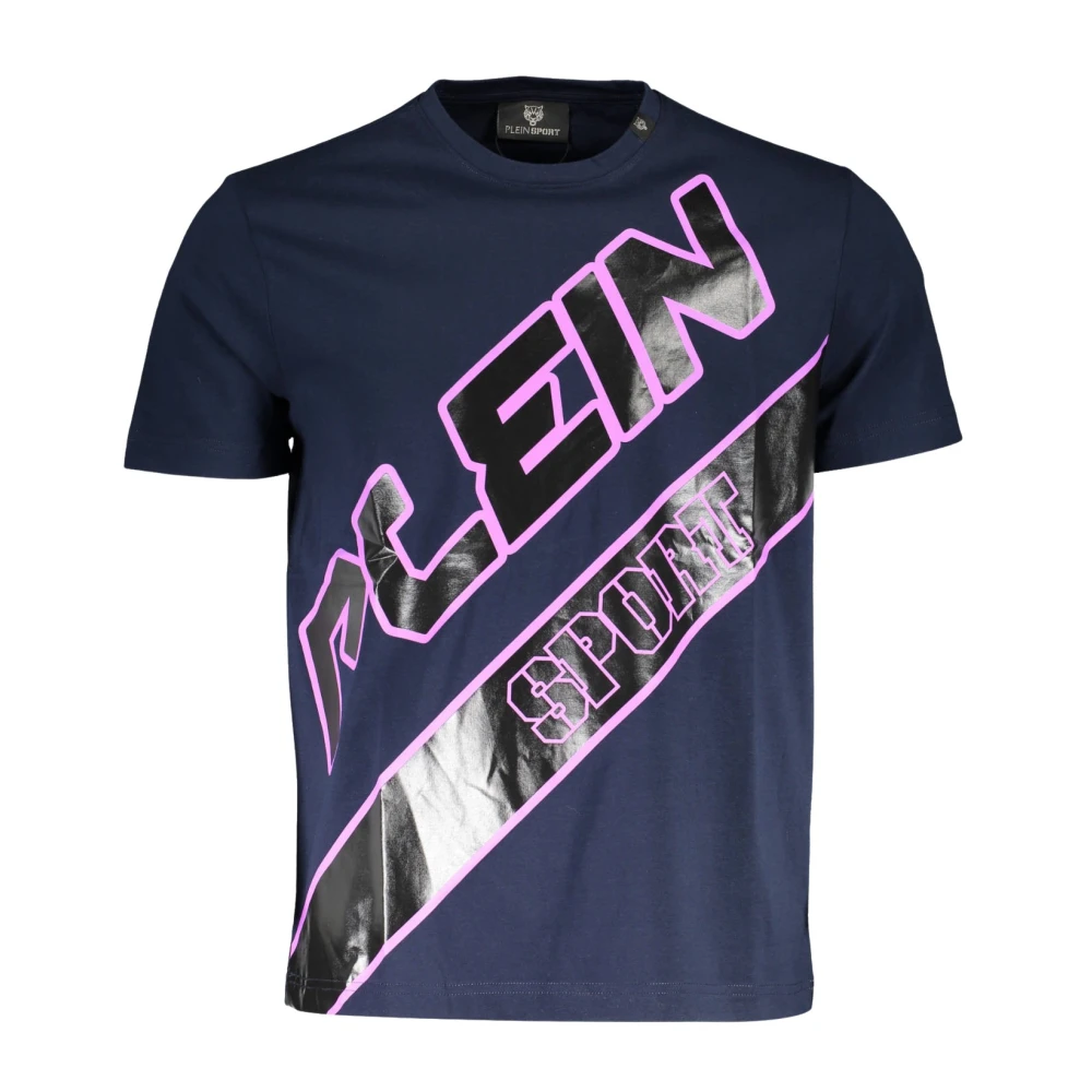 Plein Sport Men's Blue Training T-Shirts & Tops, L, Tips111 T-Shirt