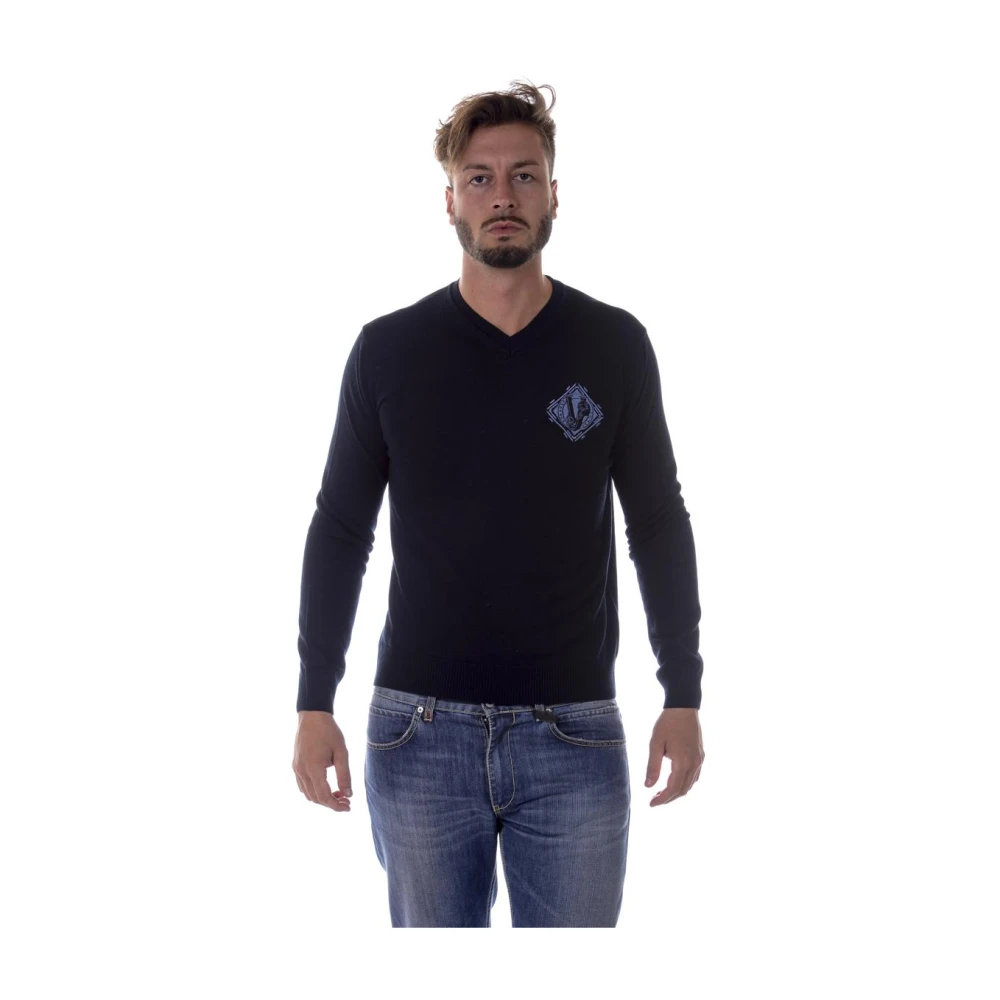 Knitwear > V-neck Knitwear - - Versace Jeans Couture - Modalova
