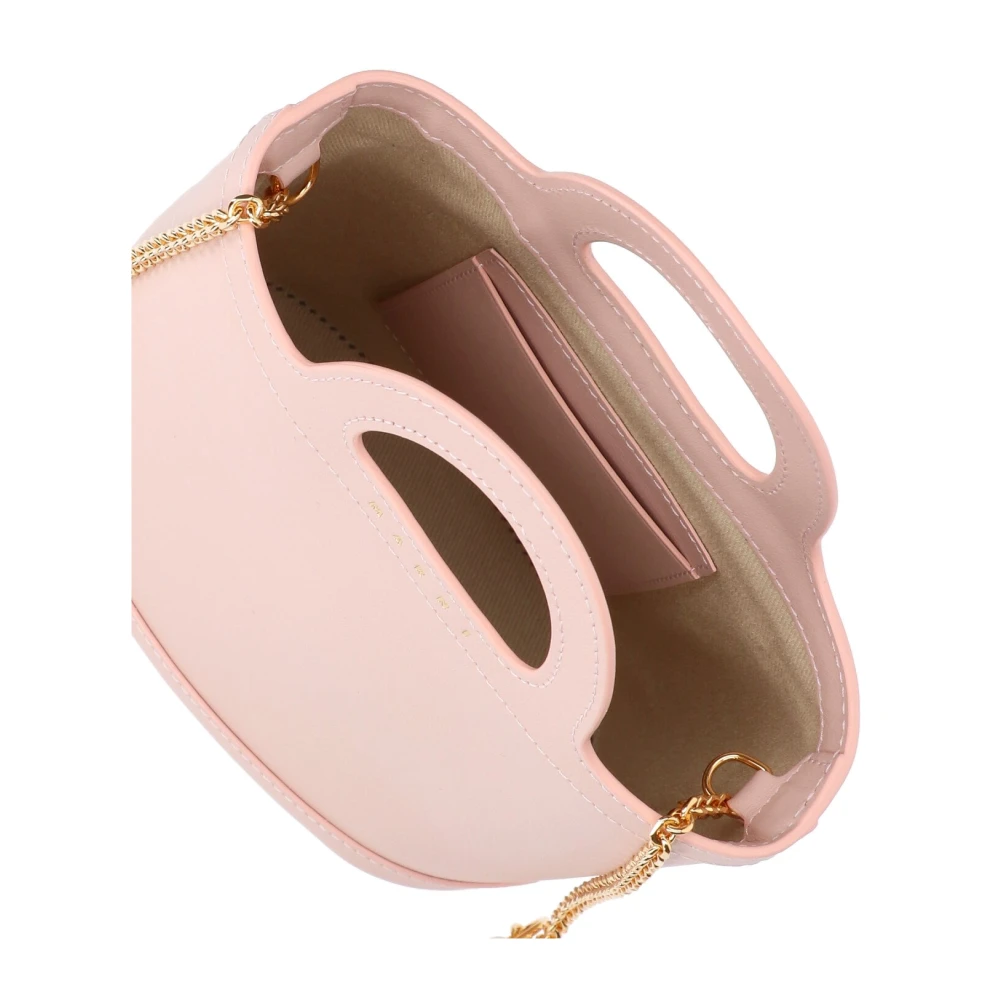 Marni Tropicalia Roze Tas met Gouden Ketting Pink Dames