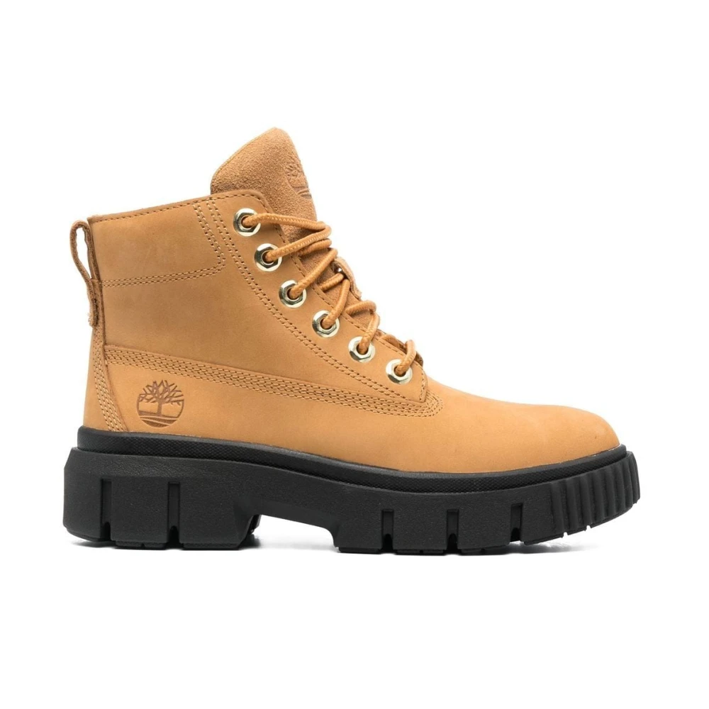 Timberland Women's Brown Mid Lace-Up Boot - Lace-Up Boots - 5 Uk - Shoes