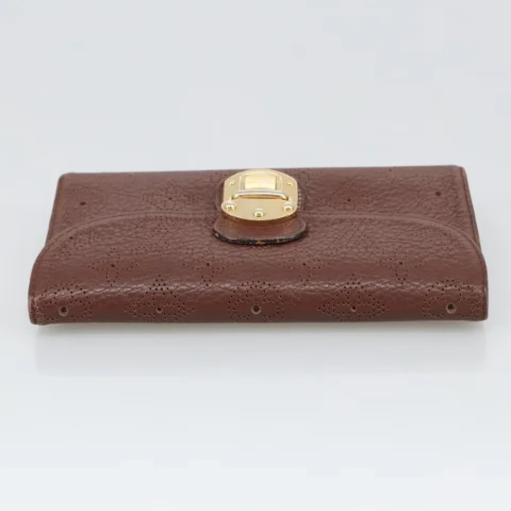 Louis Vuitton Vintage Pre-owned Leather wallets Brown Dames