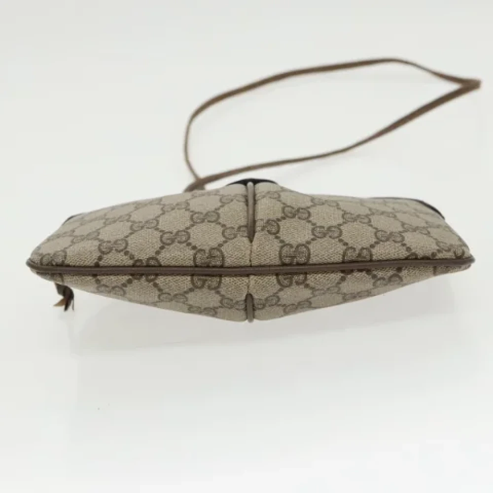 Gucci Vintage Pre-owned Canvas shoulder-bags Beige Dames