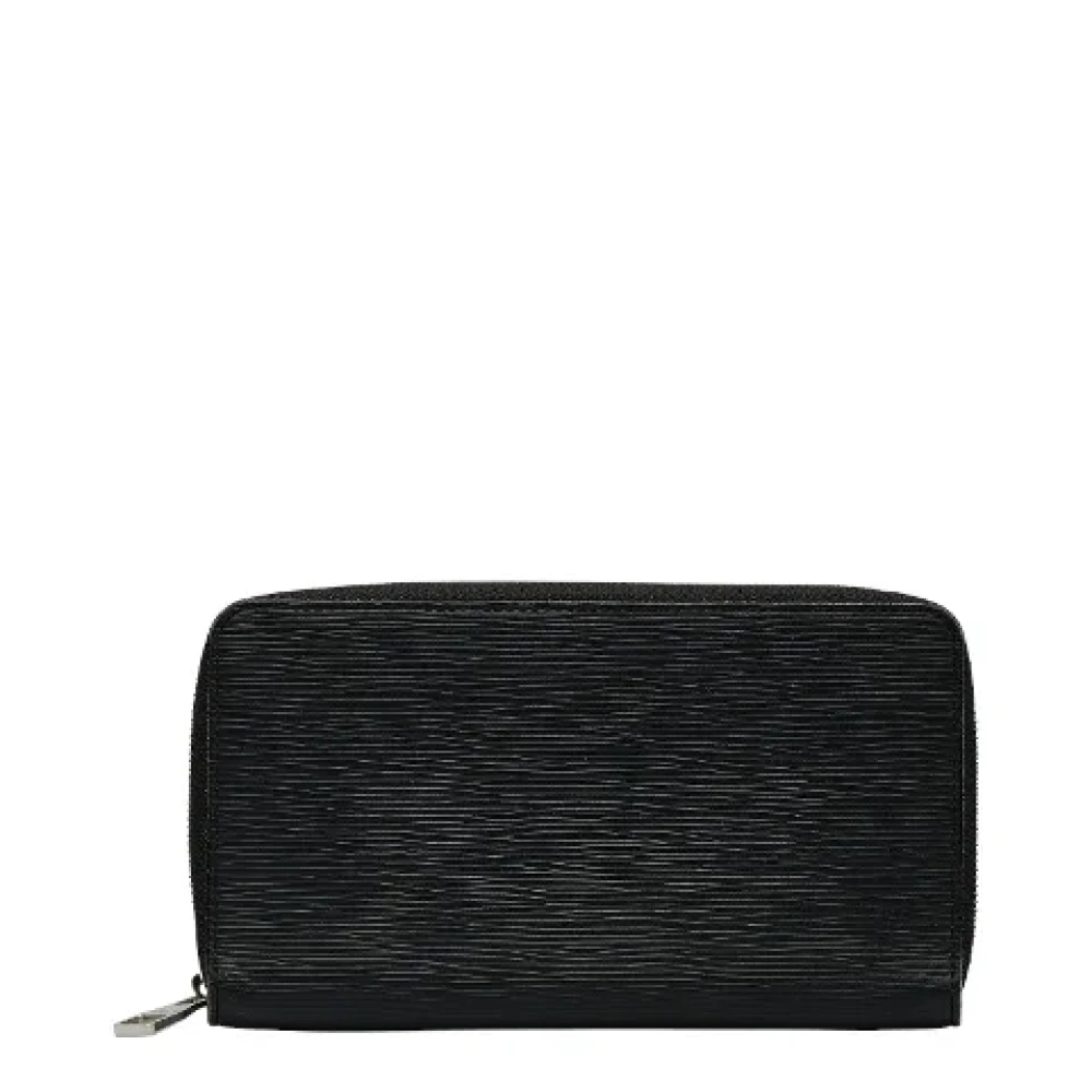 Louis Vuitton Vintage Pre-owned Leather wallets Black Dames