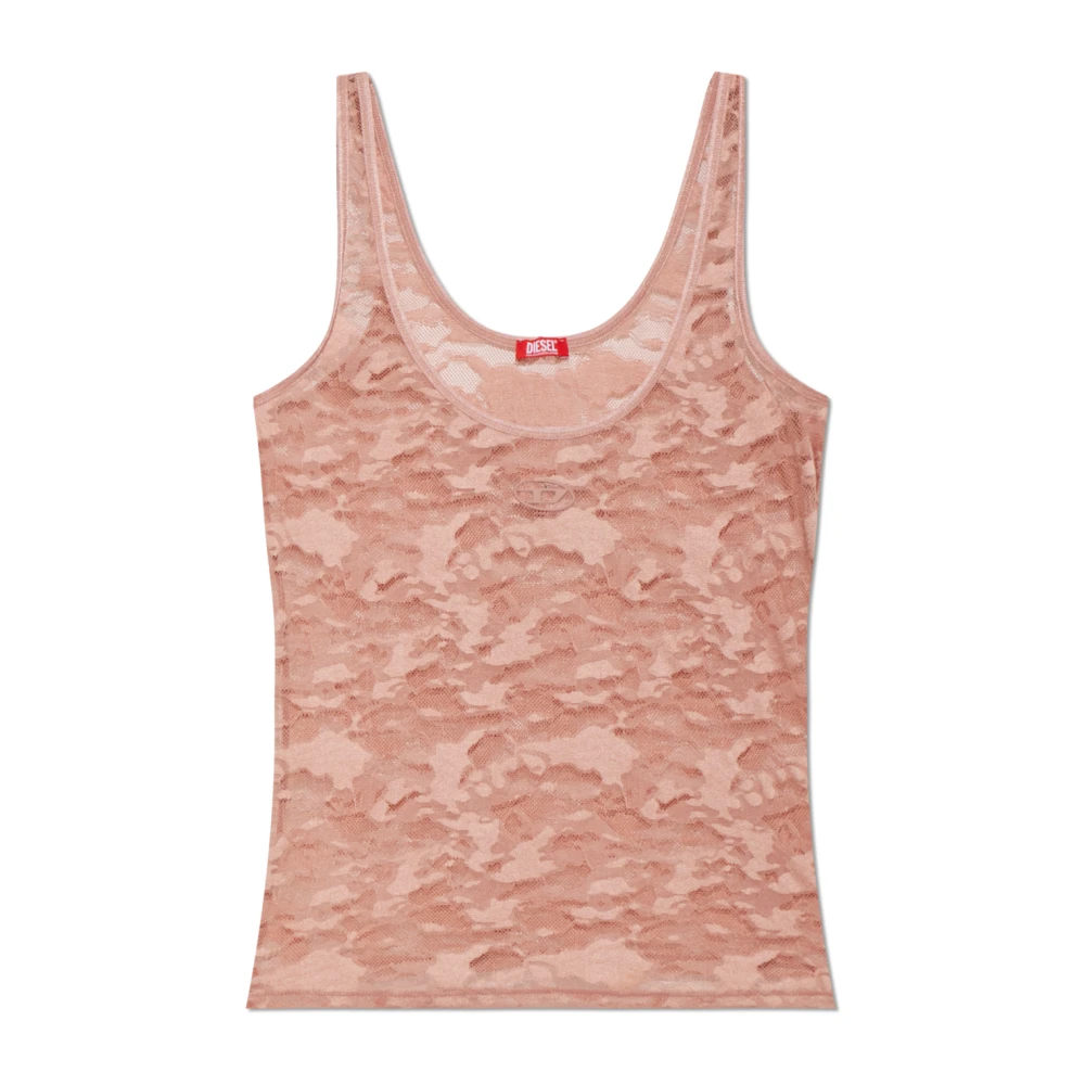 Diesel Donna Rosa Top, S, New,