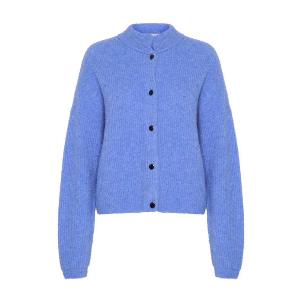 Gestuz Korte Cardigan Wedgewood Melange Blue Dames