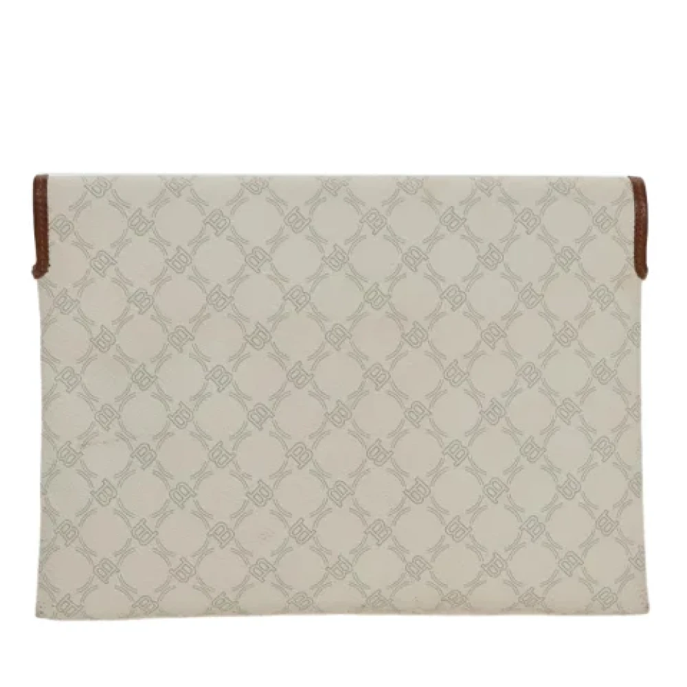 Bally Pre-owned Leather clutches White Dames