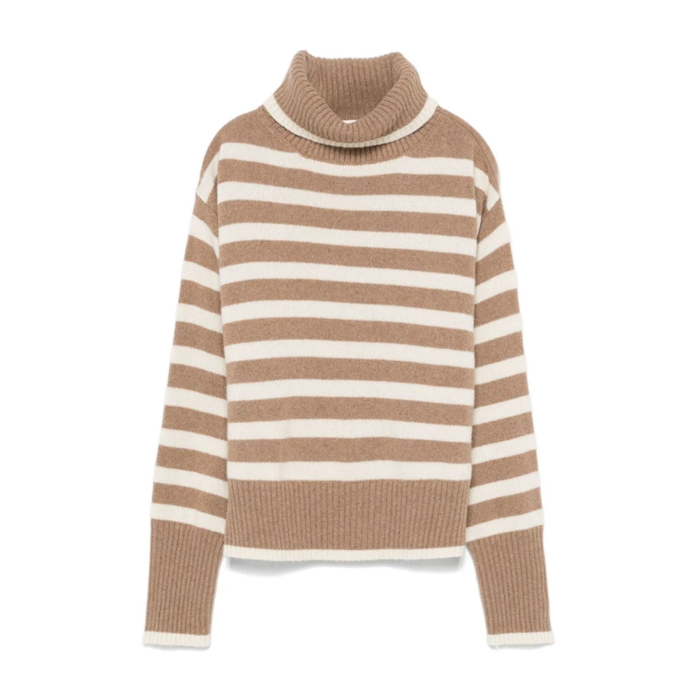 Semicouture Woestijn Ivoor Dolcevita Odette Top Brown Dames
