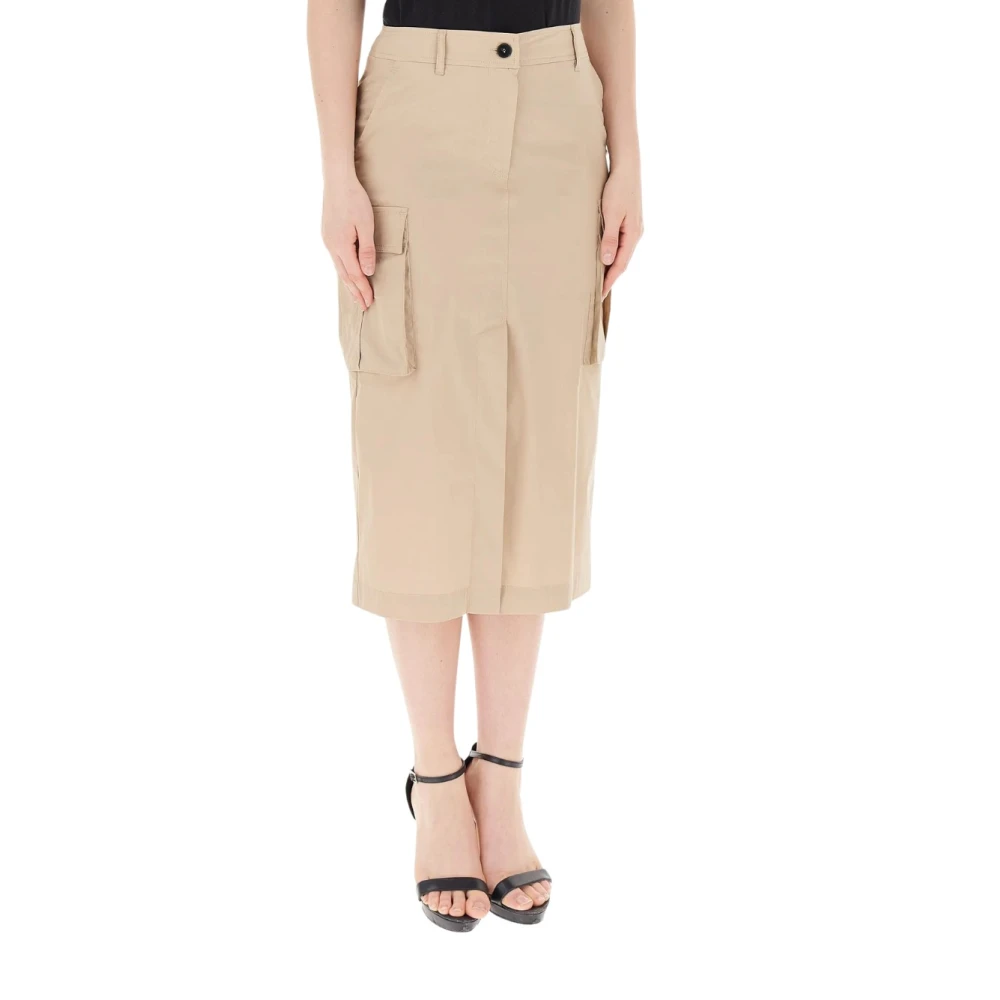 Marella Stijlvolle Manolo Rok Beige Dames