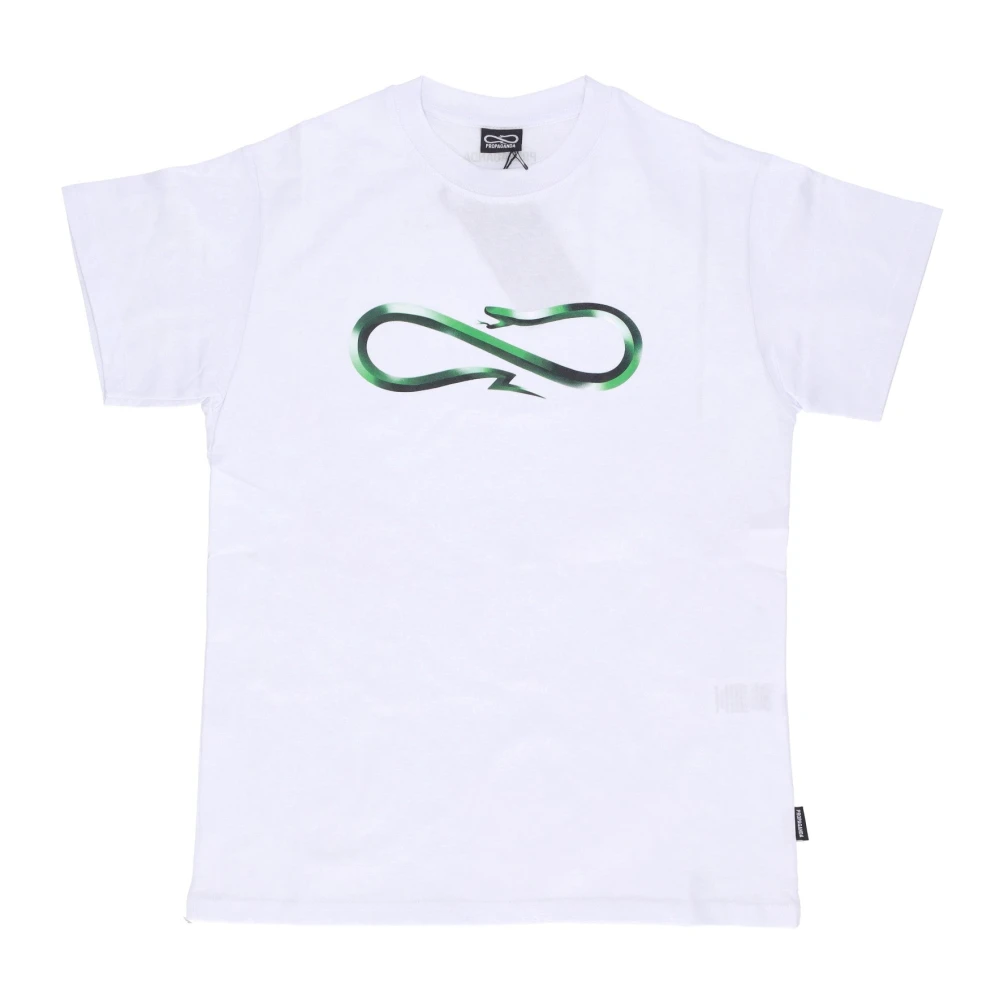 Propaganda Slang Logo Wit T-shirt Korte Mouw White Heren