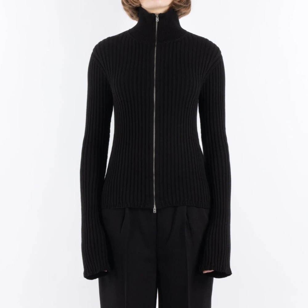 Acne Studios Zwarte Katoenen T-shirt Black Dames