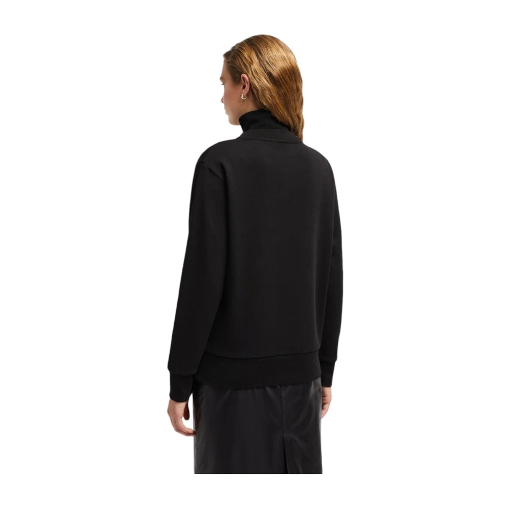 Moncler Kristal Logo Sweatshirt Zwart Black Dames