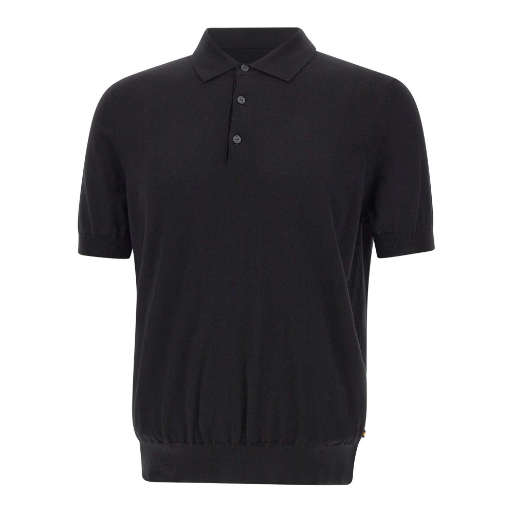 K-Way Men's Black Round-Neck Knitwear, M, Pleyne Polo