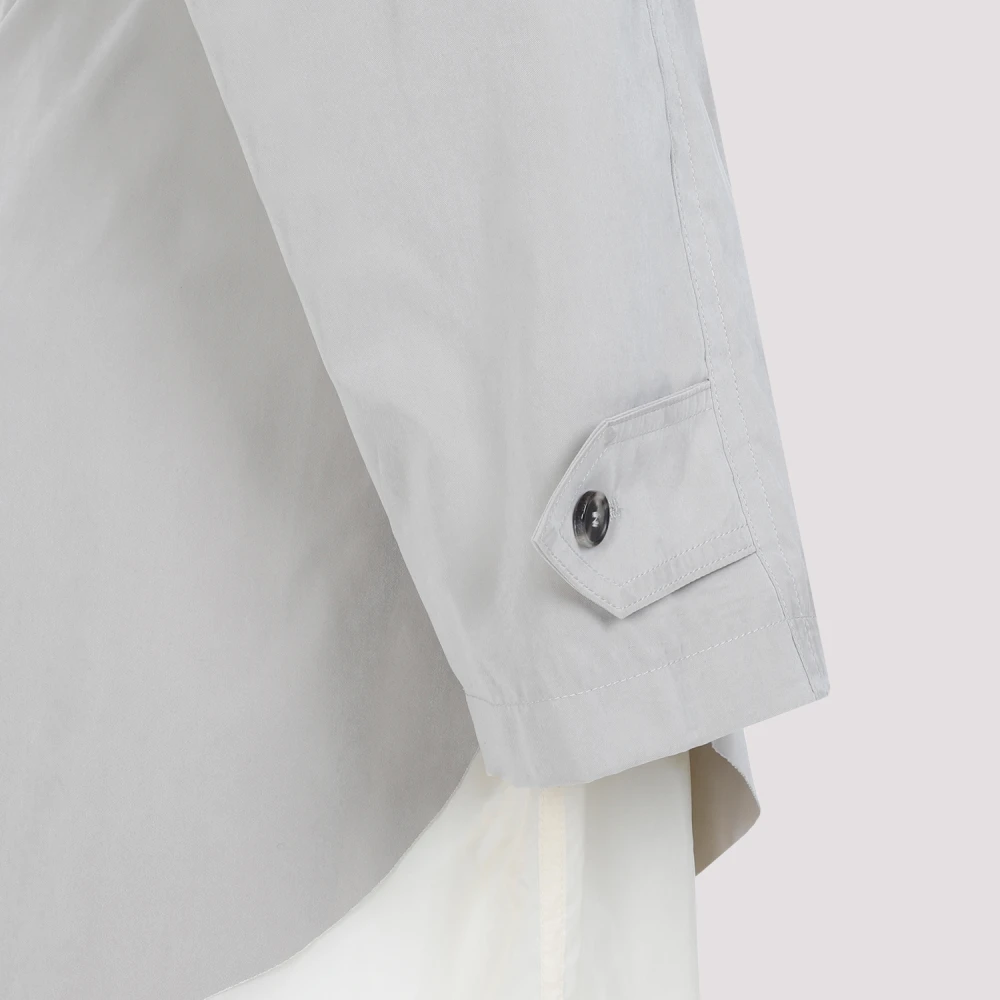 Maison Margiela Zand Trenchcoat Gray Dames