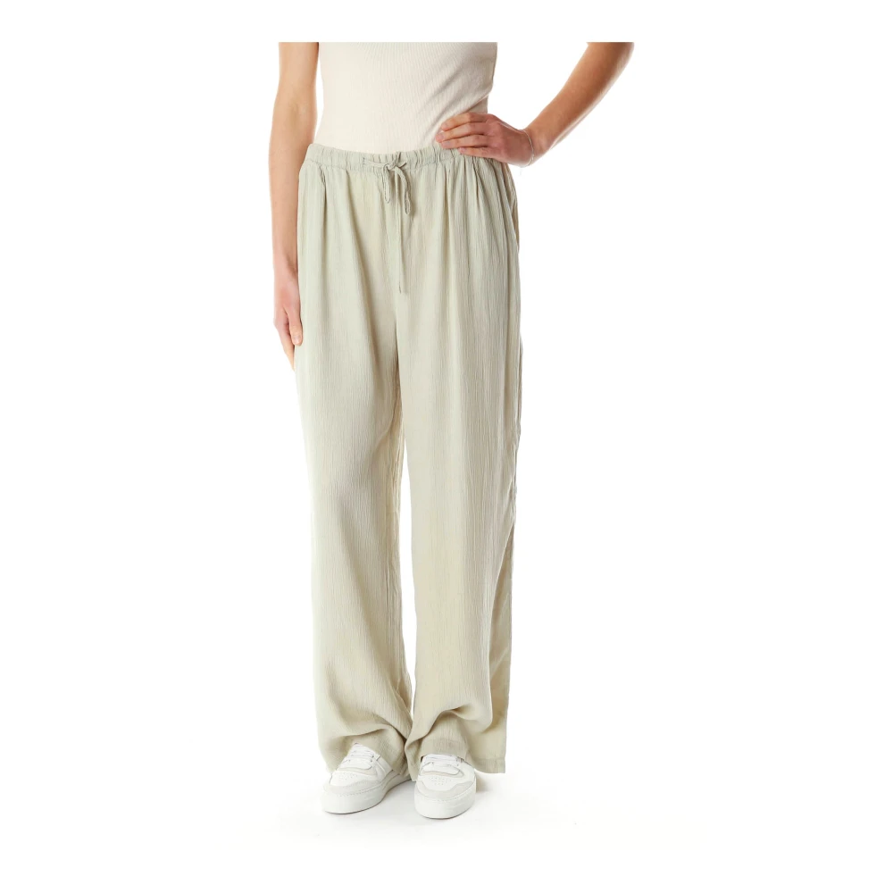 Bella Dahl Wide Trousers Green Dames