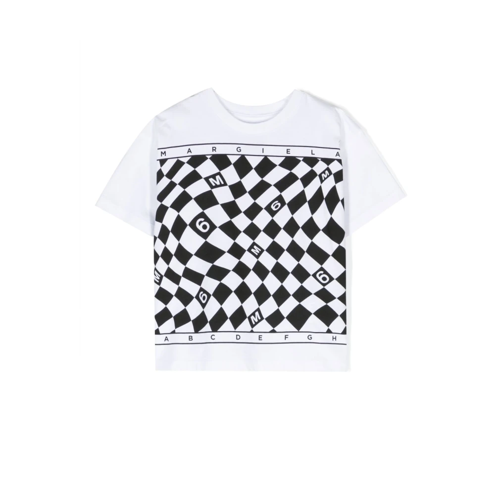 MM6 Maison Margiela Maglietta T-shirt White, Flicka