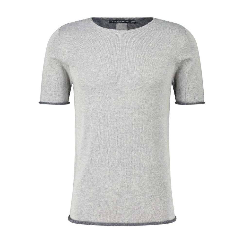 Hannes Roether T-Shirts Gray Heren
