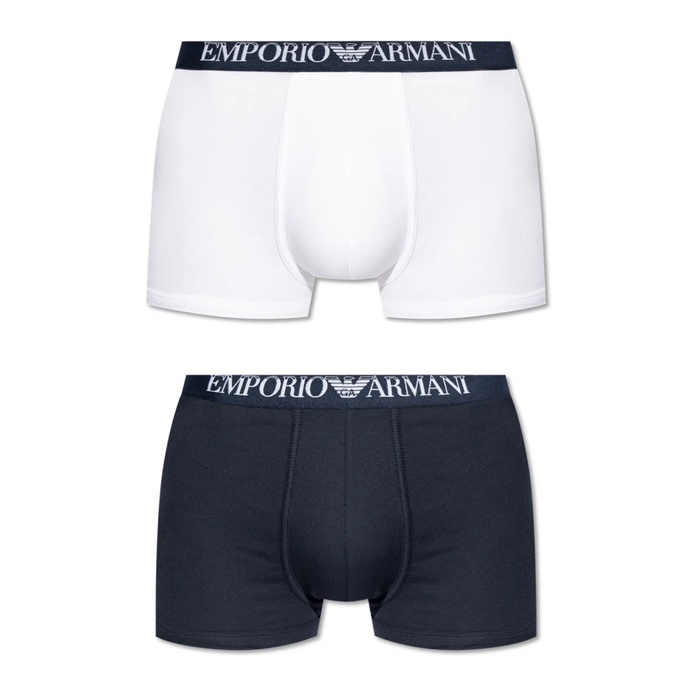 Emporio Armani Twee-pack boxershorts Blue Heren