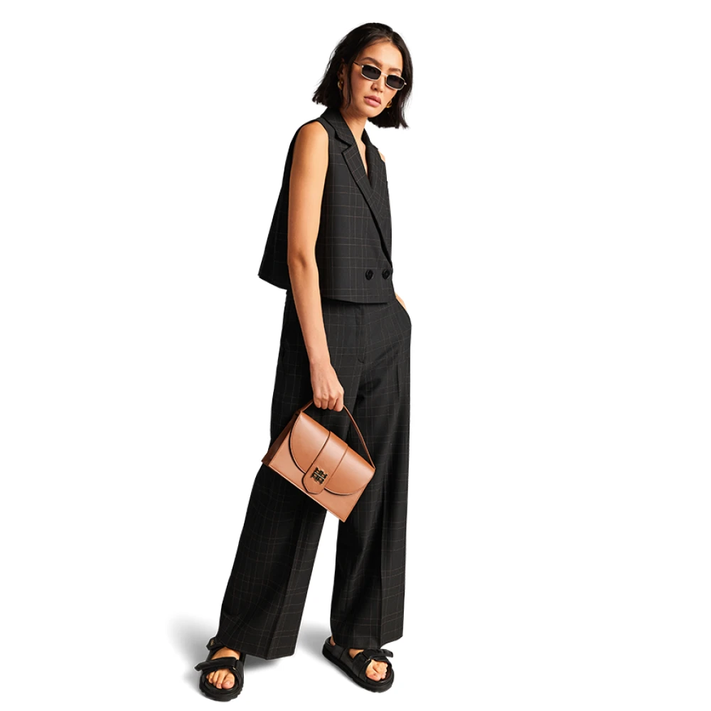 RIANI Elegante Zwarte Vest met Subtiel Patroon Black Dames