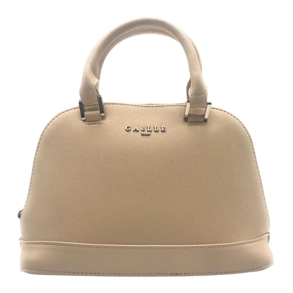 Gaëlle Paris Praktische Handtas met Ritssluiting Brown Dames