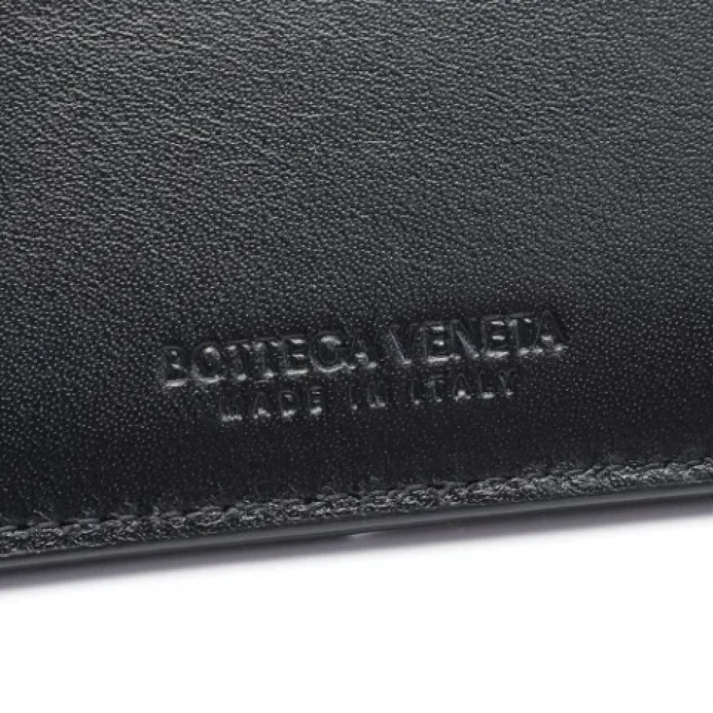 Bottega Veneta Vintage Pre-owned Leather wallets Black Dames