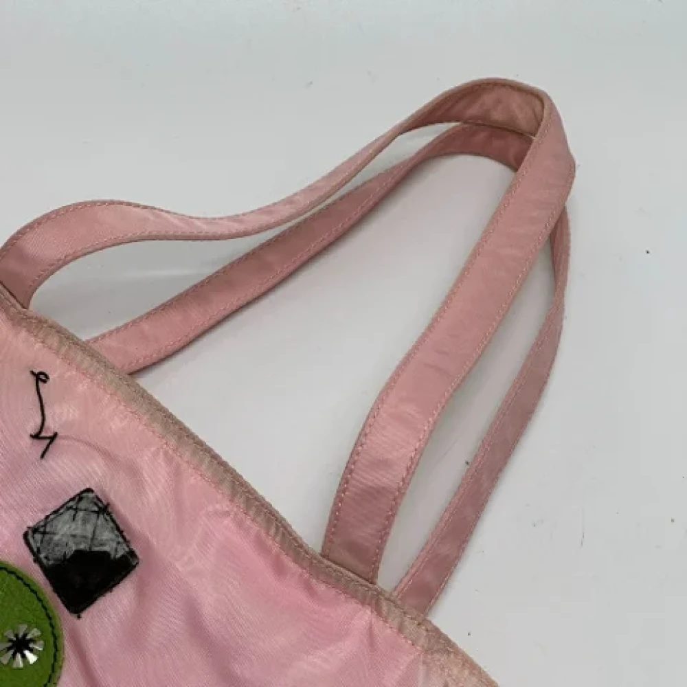 Prada Vintage Pre-owned Fabric prada-bags Pink Dames