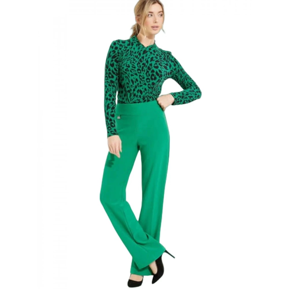 Joseph Ribkoff Polyester Broek Green Dames