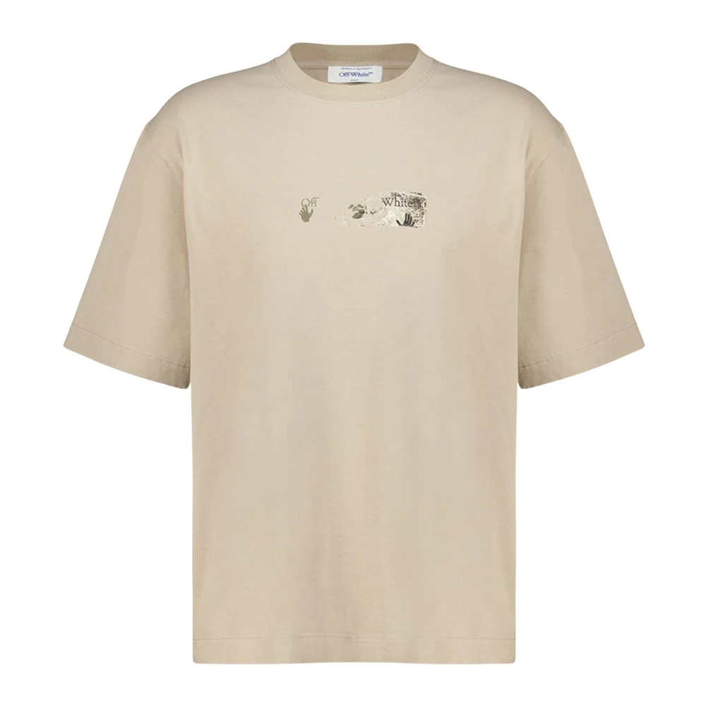 Off White Uomo Beige - Spices Arrow T-Shirt - Tops - 2XL