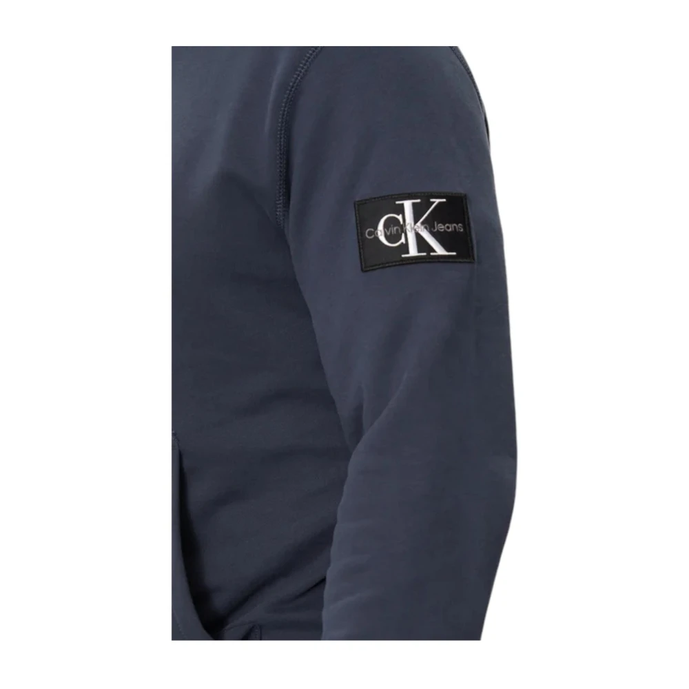 Calvin Klein Jeans Hoodie Sweatshirt Blue Heren