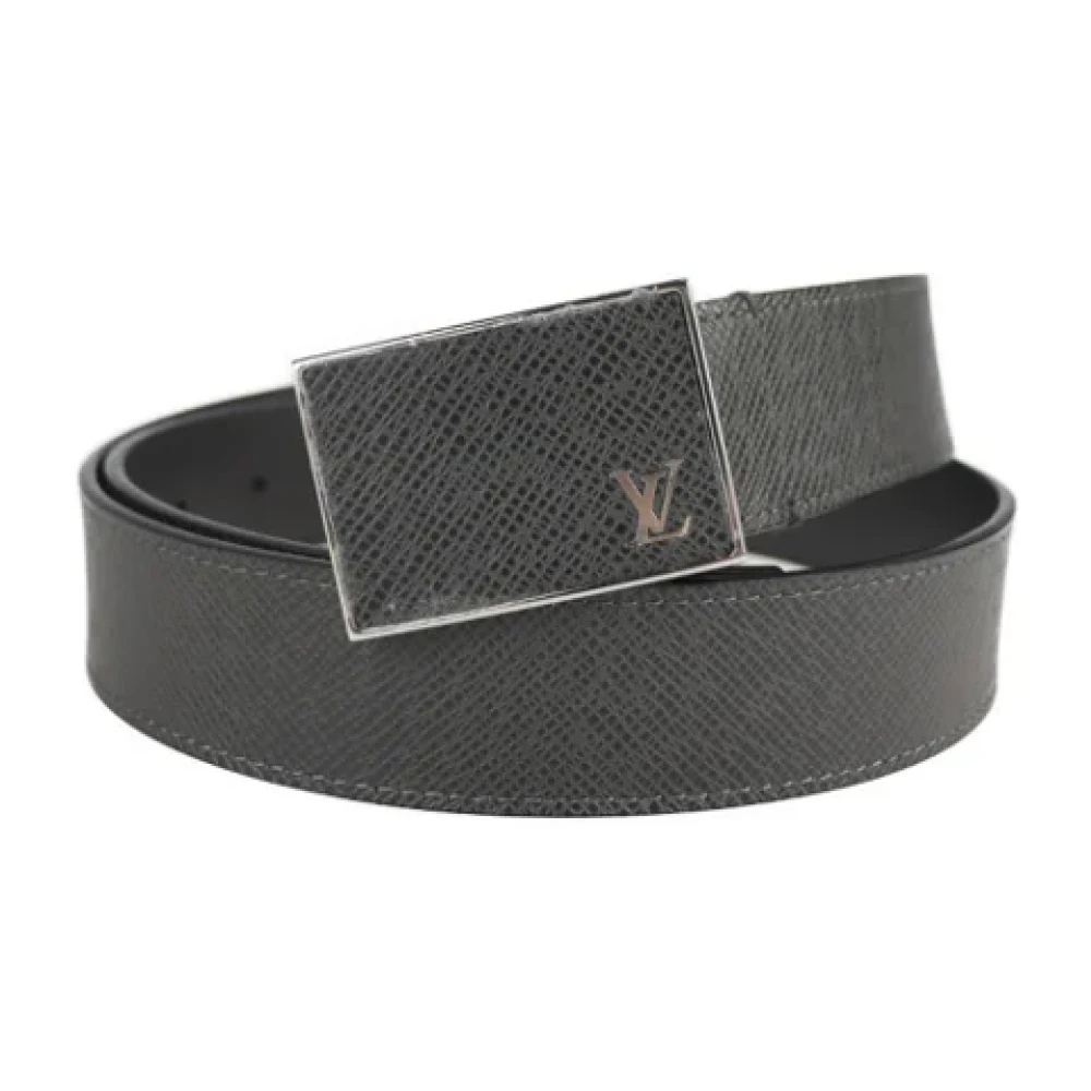 Louis Vuitton Vintage Pre-owned Leather belts Black Heren