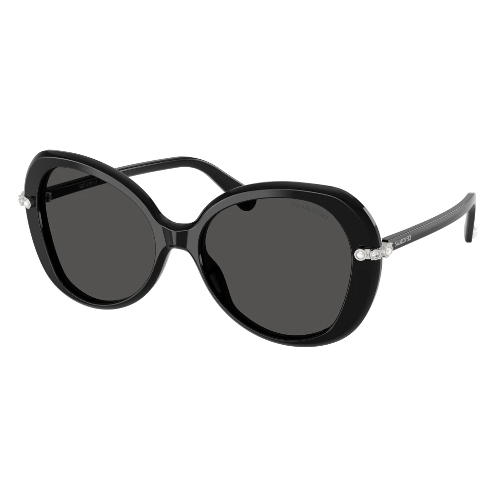 Swarovski Sunglasses, Female, 55 Mm, Sk6059 Sunglasses Black